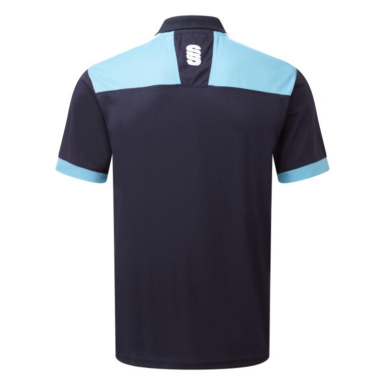 SUSSEX RUGBY BLADE POLO NAVY/SKY/WHITE
