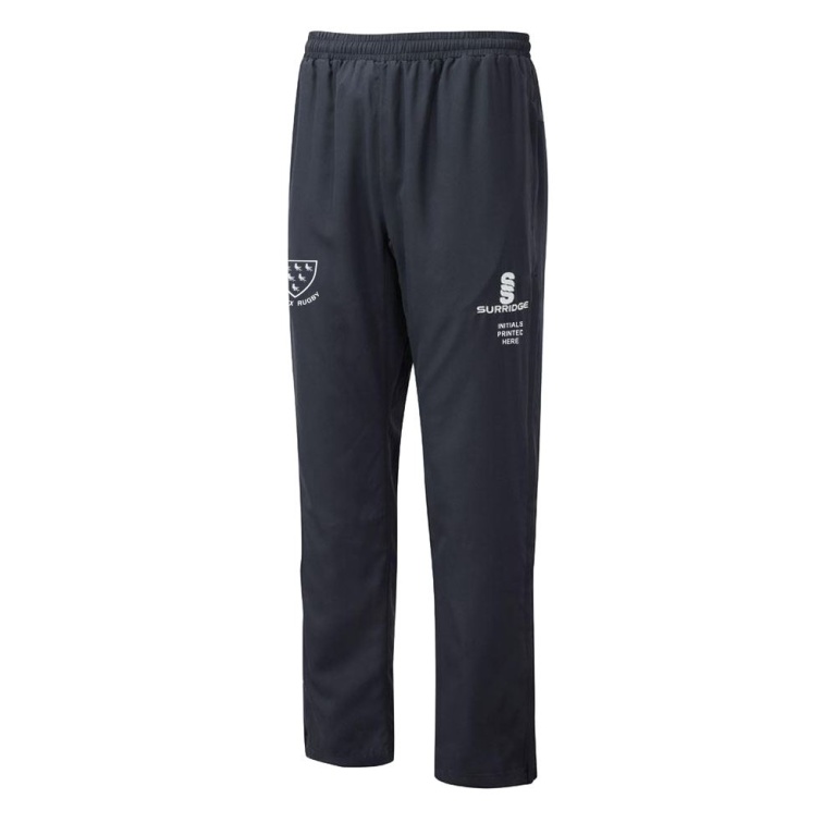 SUSSEX RUGBY POPLIN TRACK PANT NAVY - women's